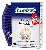 Contex (Контекс) презервативы Extra Sensation 18шт, 