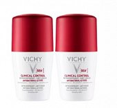 Vichy (Виши) набор: дезодорант шариковый Clinical Control 96 часов 50мл 2 шт, ЛОреаль